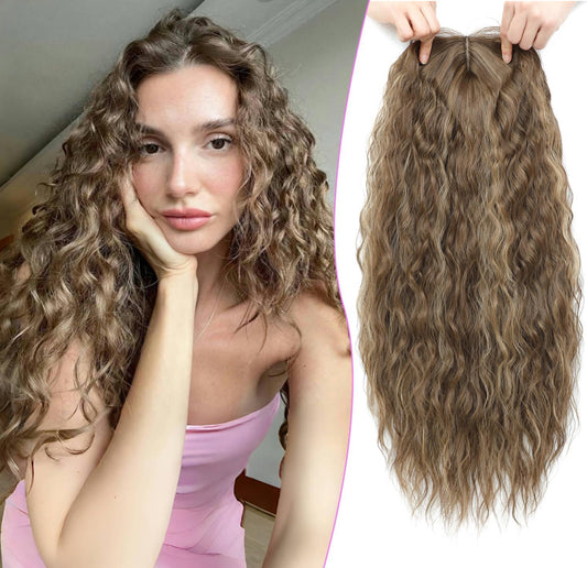 TOPPER CURLY LIGHT BROWN